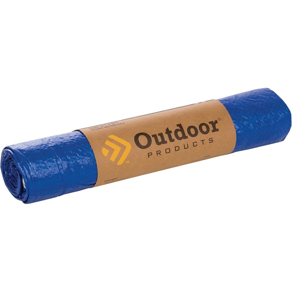 imageOutdoor Products AllPurpose Plastic Tarp  Waterproof Cover Cover for Home Outdoor and Emergency  Multiple Sizes8 ft x 10 ft